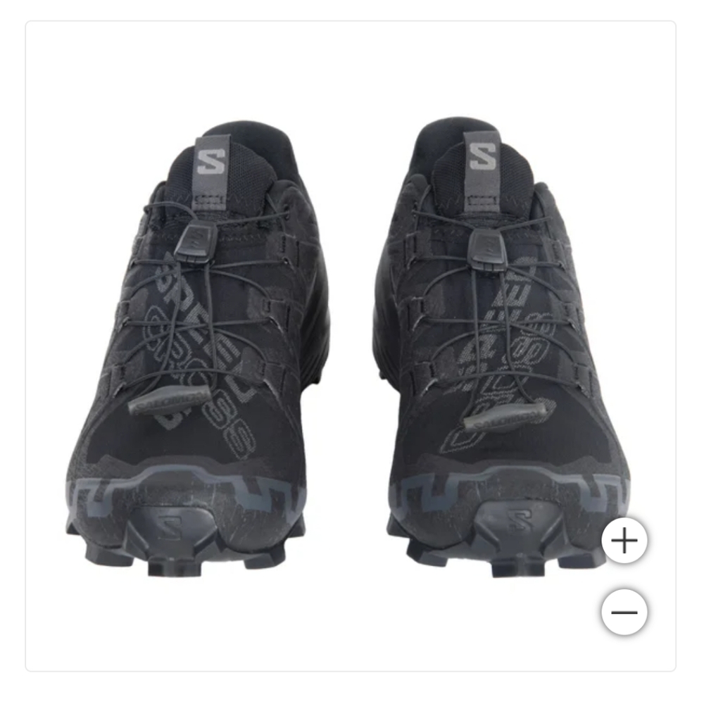 New! Salomon Ladies' Women Girls Speedcross 6 Shoe Black Color QuickLACE NWT NIB - Picture 5 of 12